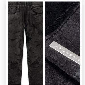 GIVENCHY Crackled Paint Denim Slim Paint crackled integral zip denim 32 $1050